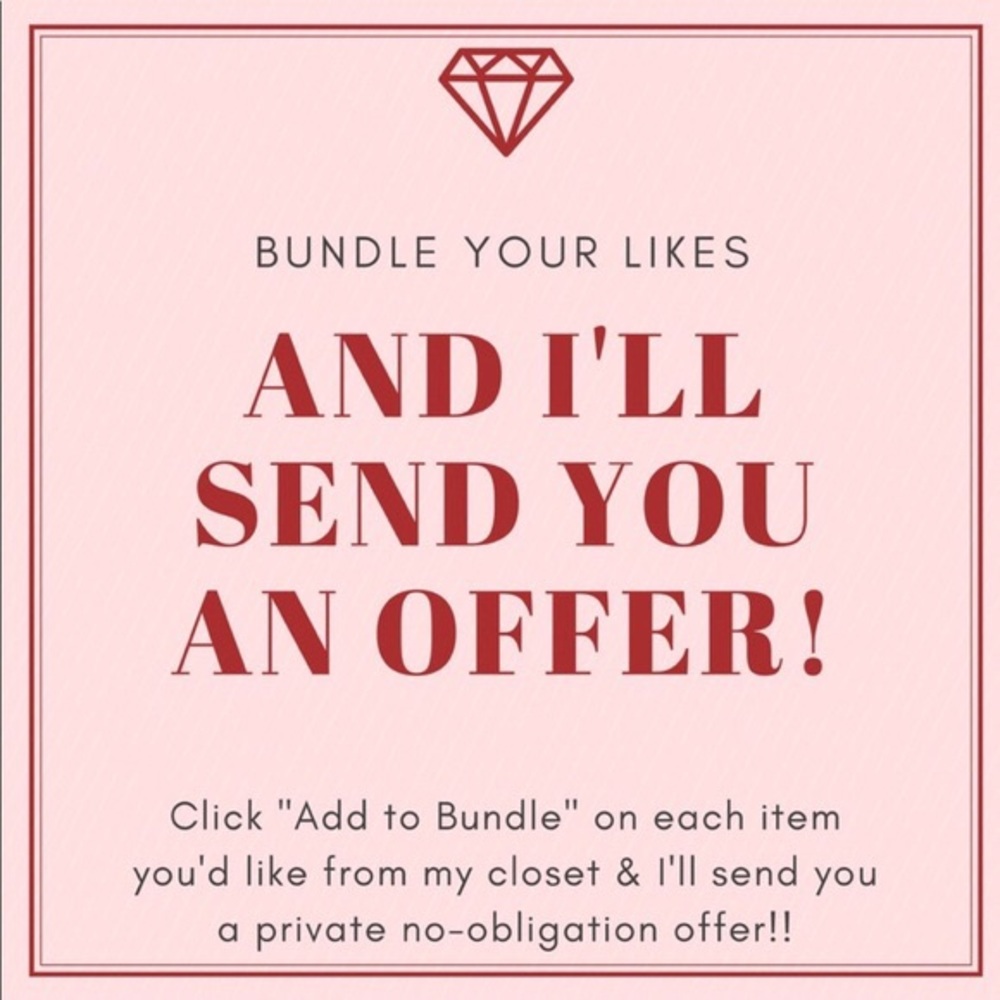 Add 2 or more items to a bundle and save!!!